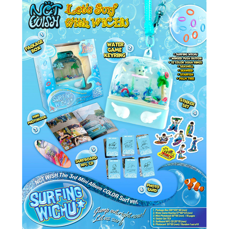 NCT WISH (엔시티 위시) - COLOR - [SURF VER.] - 3RD MINI ALBUM