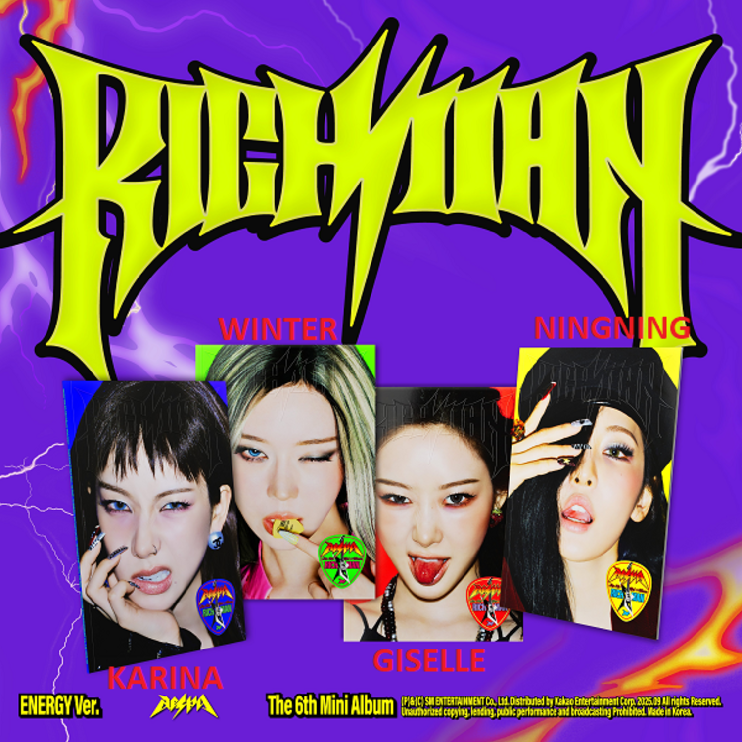 AESPA (에스파) - RICH MAN - [ENERGY VER.] - 6TH MINI ALBUM - SUPER