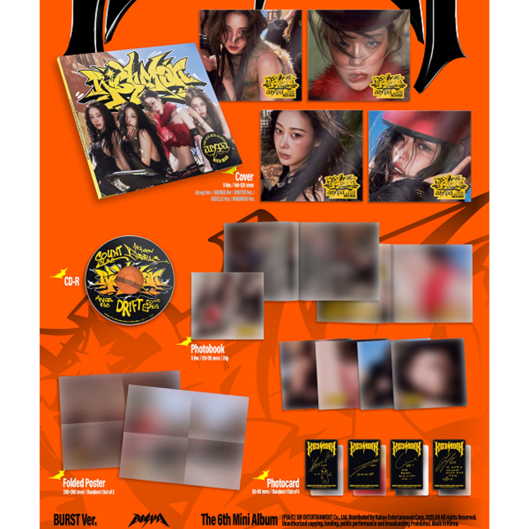 AESPA (에스파) - RICH MAN - [BURST VER.] - 6TH MINI ALBUM