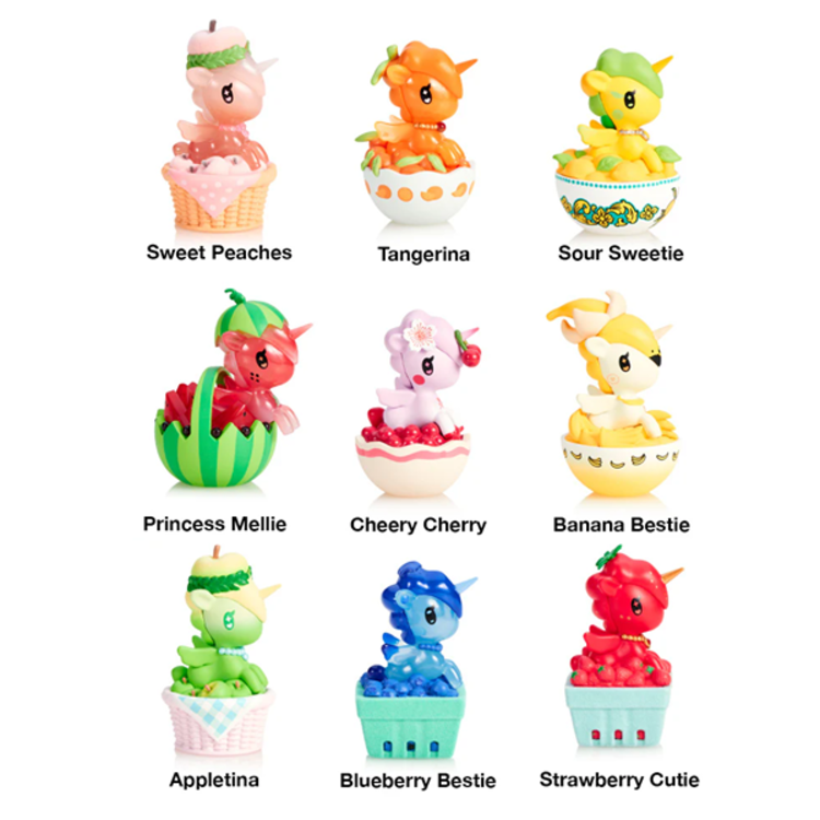 TOKIDOKI TOKIDOKI - FRESH FRUITS UNICORNO - BLINDBOX DECORATIVE FIGURE
