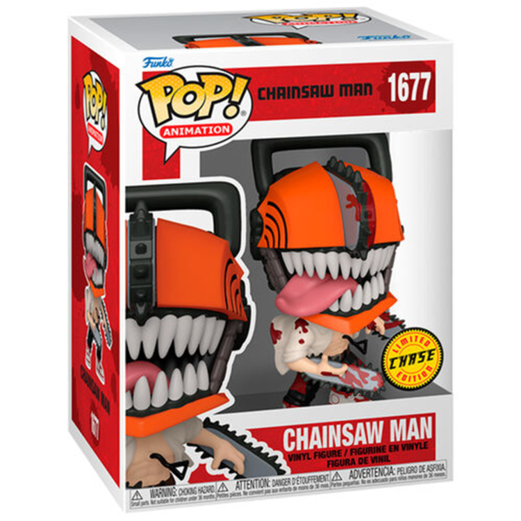FUNKO CHAINSAW MAN - CHAINSAW MAN [1677 LIMITED CHASE EDITION] - FUNKO POP