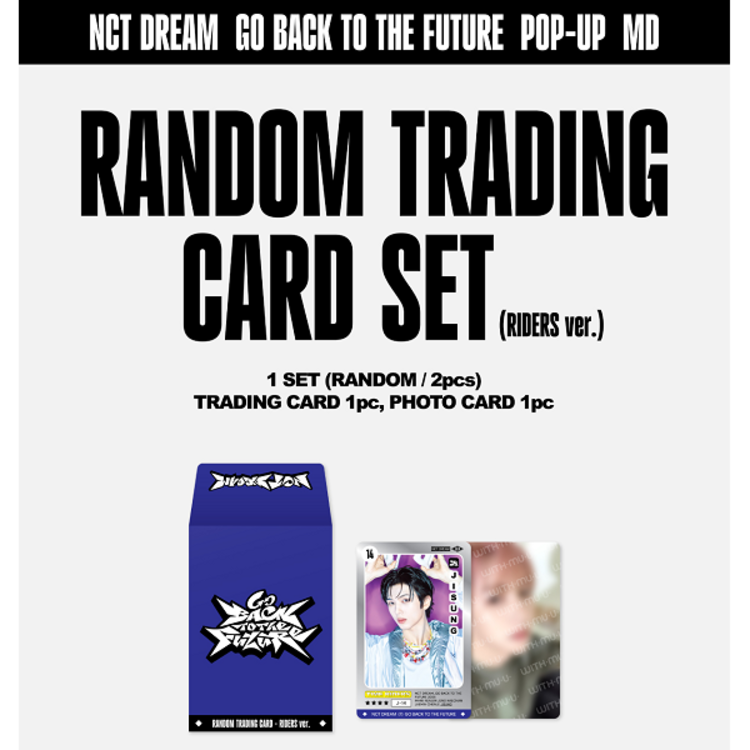 NCT DREAM (엔시티 드림) - [TIME RIDERS] TRADING CARD SET (RIDERS VER.) - OFFICIAL POP-UP MD