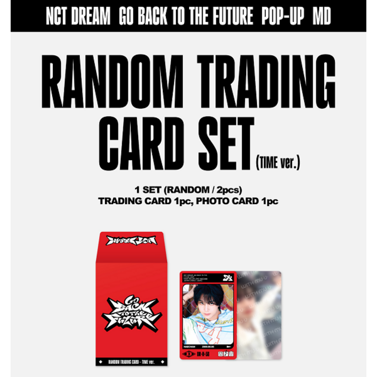 NCT DREAM (엔시티 드림) - [TIME RIDERS] TRADING CARD SET (TIME VER.) - OFFICIAL POP-UP MD