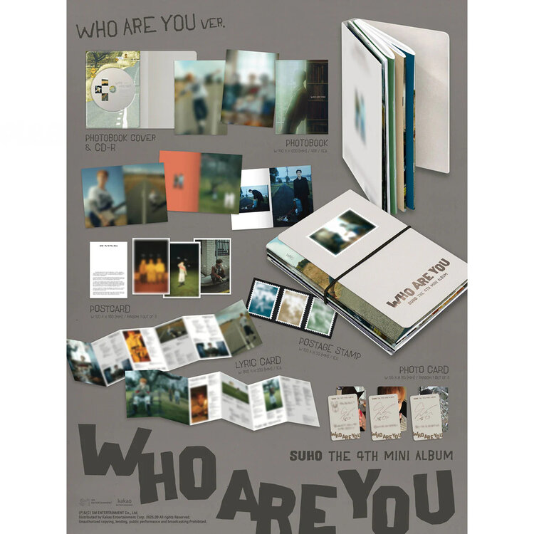 SUHO (수호) [EXO] - WHO ARE YOU - [WHO ARE YOU VER.] - 4TH MINI ALBUM