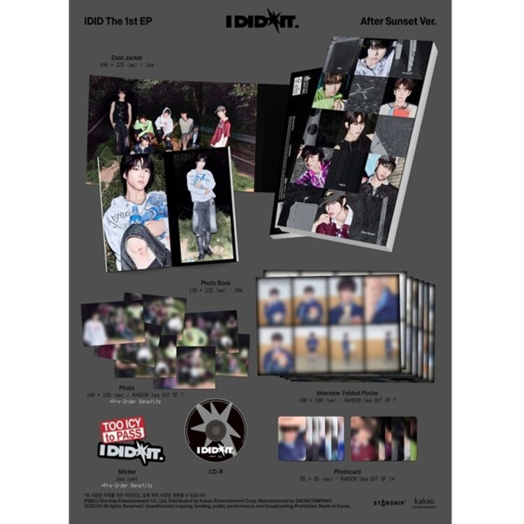 IDID (아이딧) - I DID IT - 1ST EP