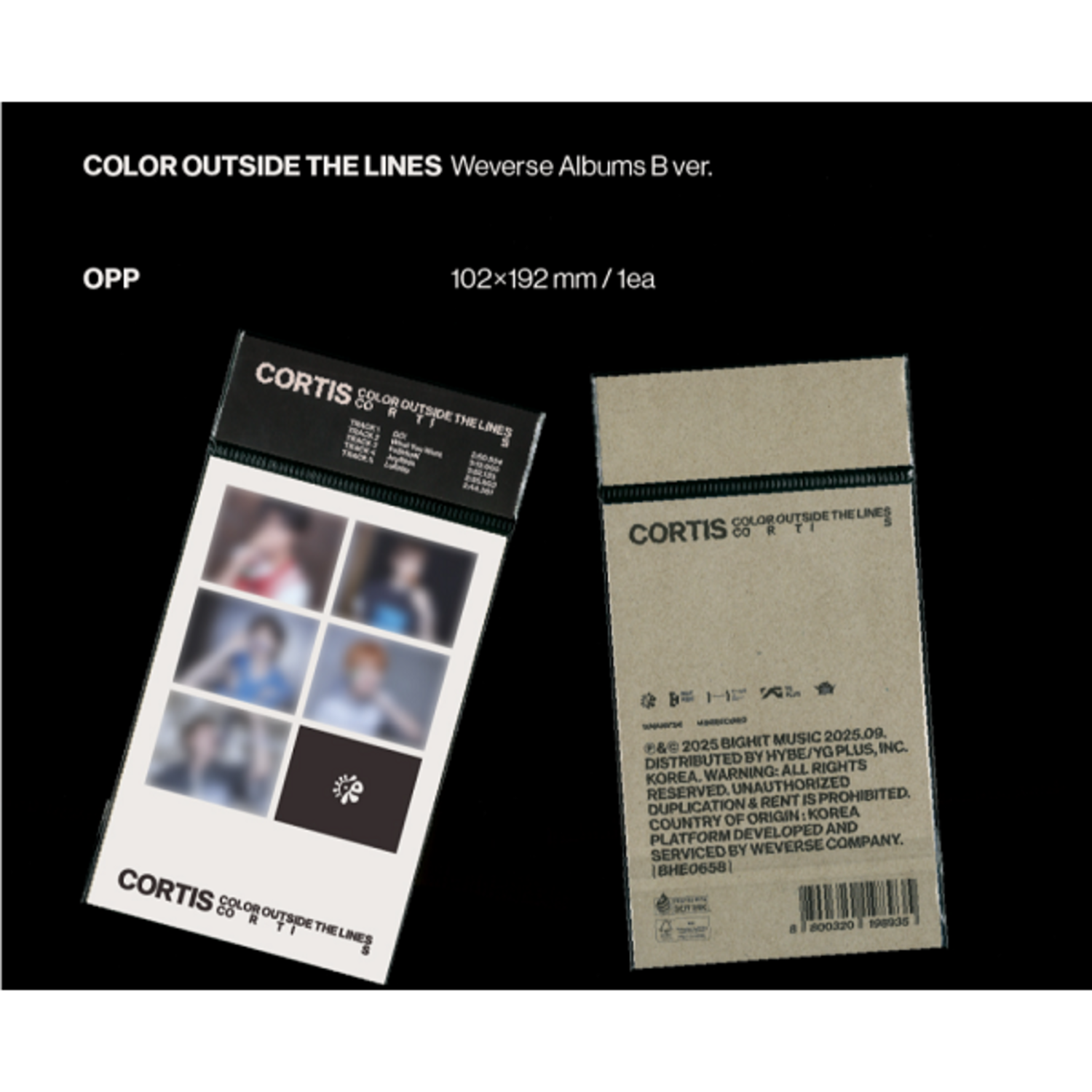 CORTIS (코르티스) - COLOR OUTSIDE THE LINES - [WEVERSE ALBUM