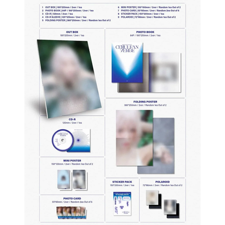 WENDY (웬디) [RED VELVET] - CERULEAN VERGE - 3RD MINI ALBUM