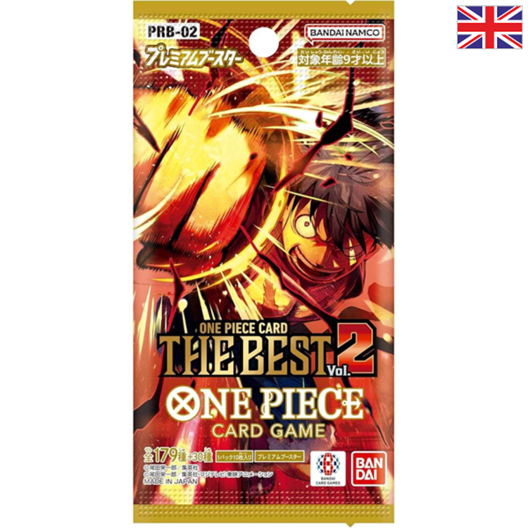 BANDAI ONE PIECE TCG - [PRB02] "THE BEST VOL.2" - EDITION ANGLAISE