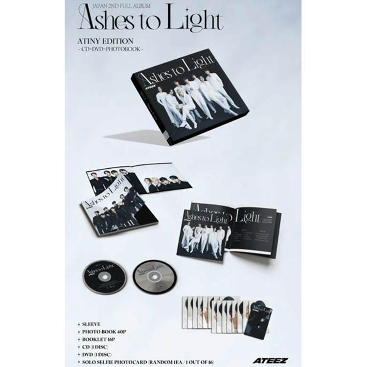 ATEEZ (エイティーズ) - ASHES TO LIGHT - [LIMITED VER.] - 2ND FULL ALBUM (JAPANESE EDITION)