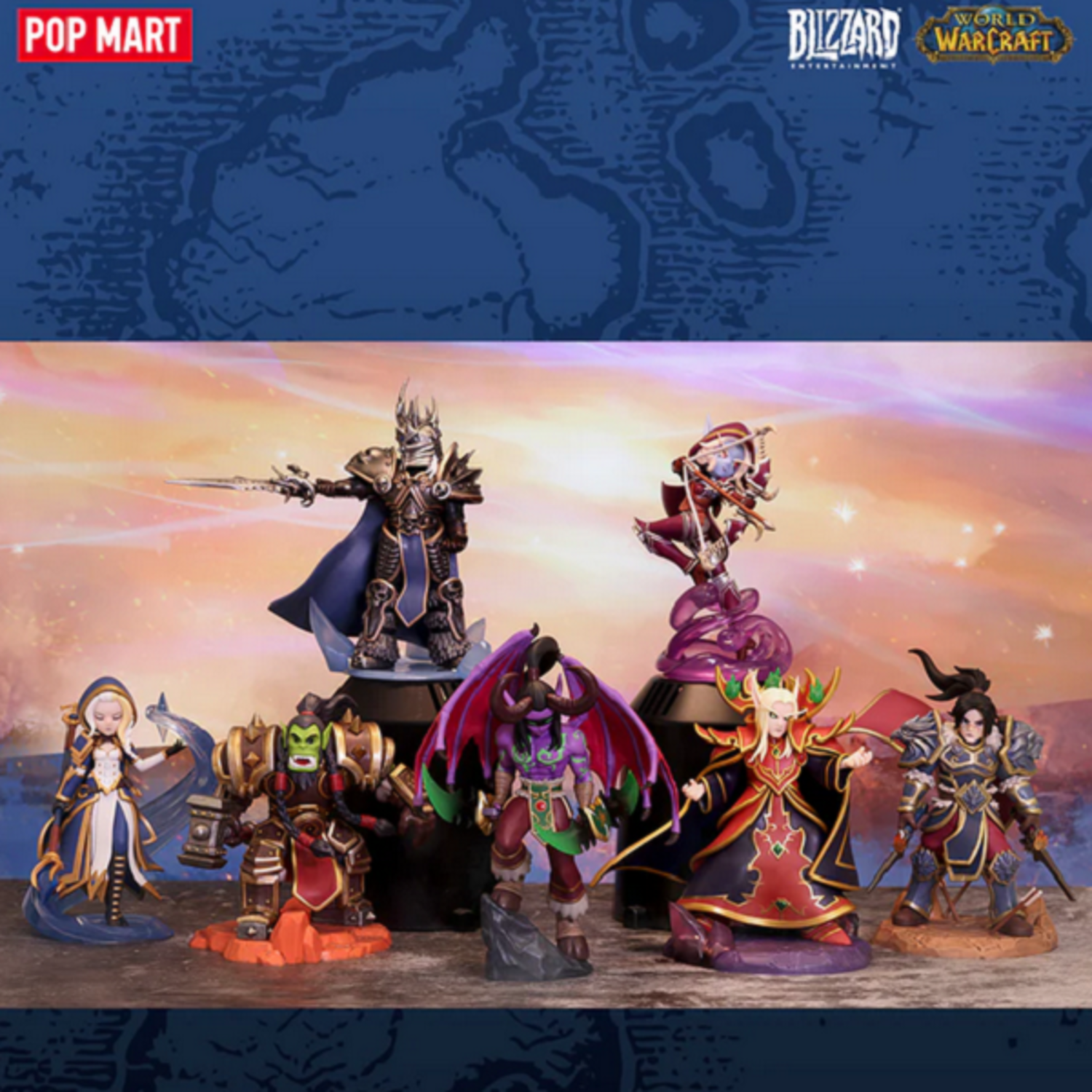 POP MART - WORLD OF WARCRAFT [COLLECTIBLE CHARACTER SERIES