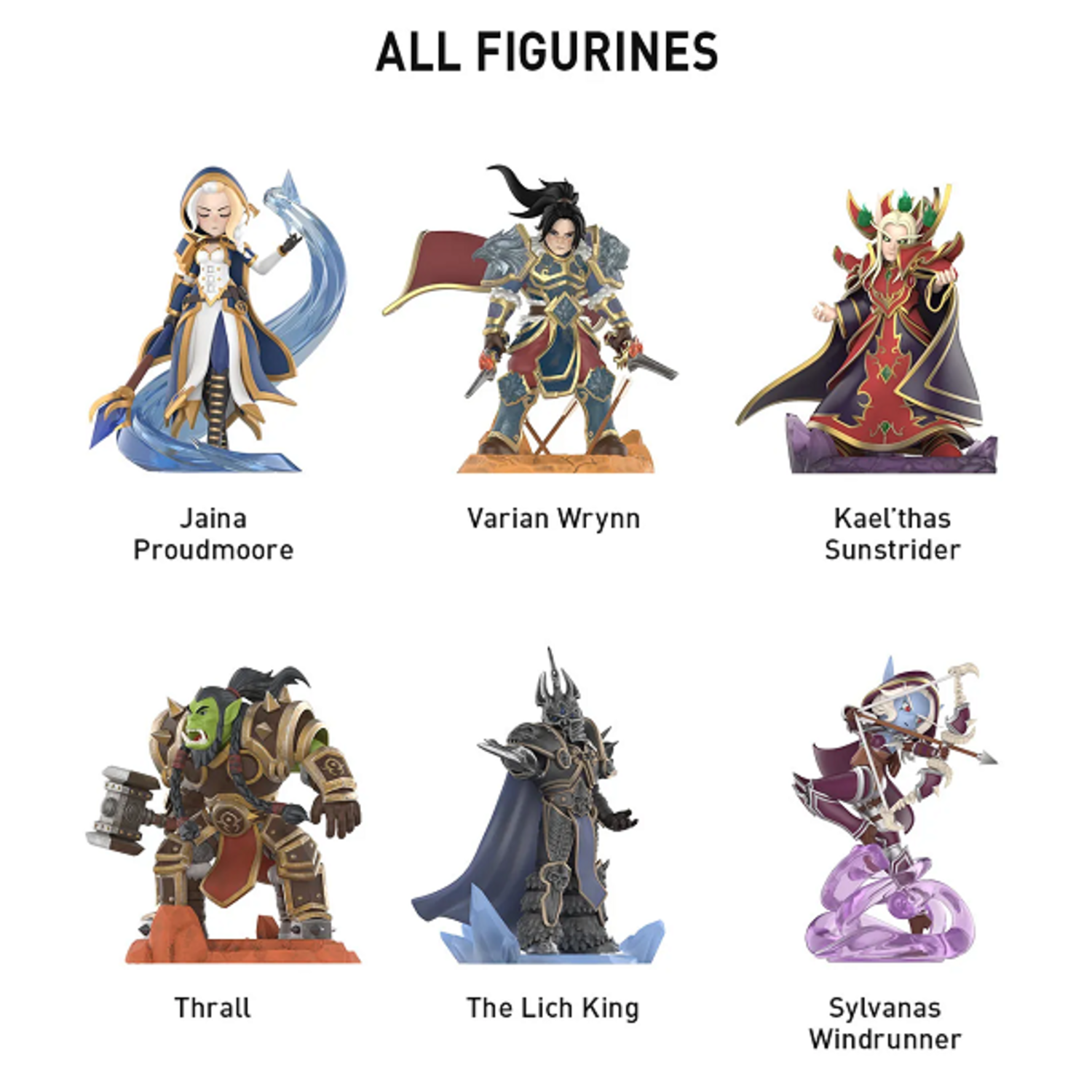 POP MART - WORLD OF WARCRAFT [COLLECTIBLE CHARACTER SERIES