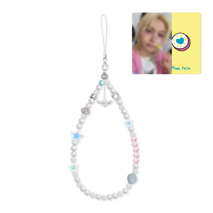 [PREORDER] STRAY KIDS (스트레이 키즈) - [DOMINATE : CELEBRATE] BEADS STRAP (BY FELIX) - POP UP STORE MD