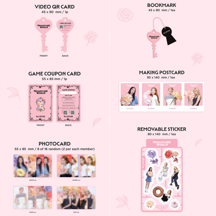 BLACKPINK (블랙핑크) - THE GAME [MINIATURE WORLD] - OFFICIAL MD