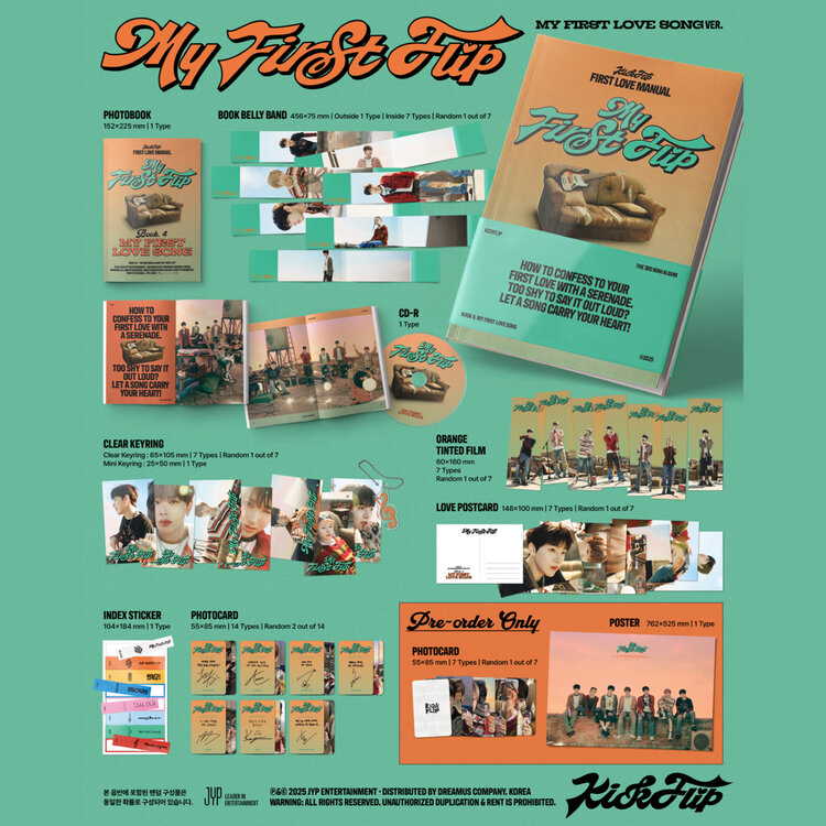 KICKFLIP (킥플립) - MY FIRST FLIP - 3RD MINI ALBUM
