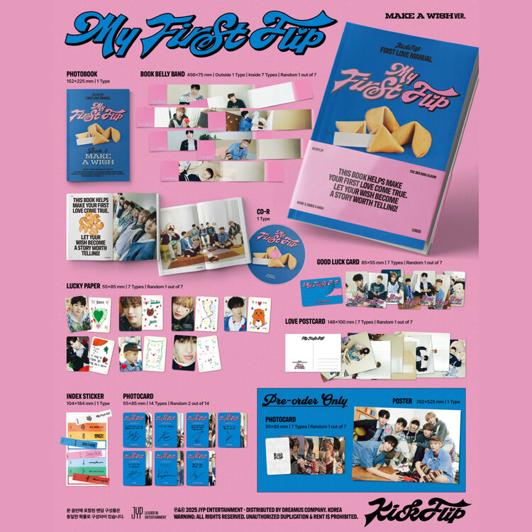 KICKFLIP (킥플립) - MY FIRST FLIP - 3RD MINI ALBUM