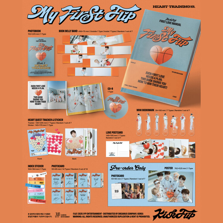 KICKFLIP (킥플립) - MY FIRST FLIP - 3RD MINI ALBUM