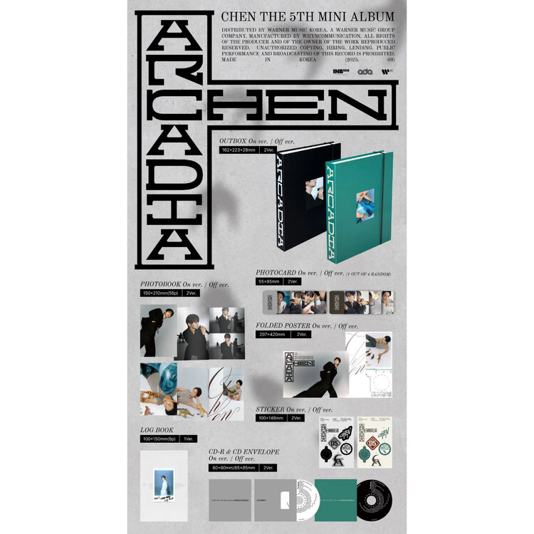 CHEN (첸) [EXO] - ARCADIA - 5TH MINI ALBUM