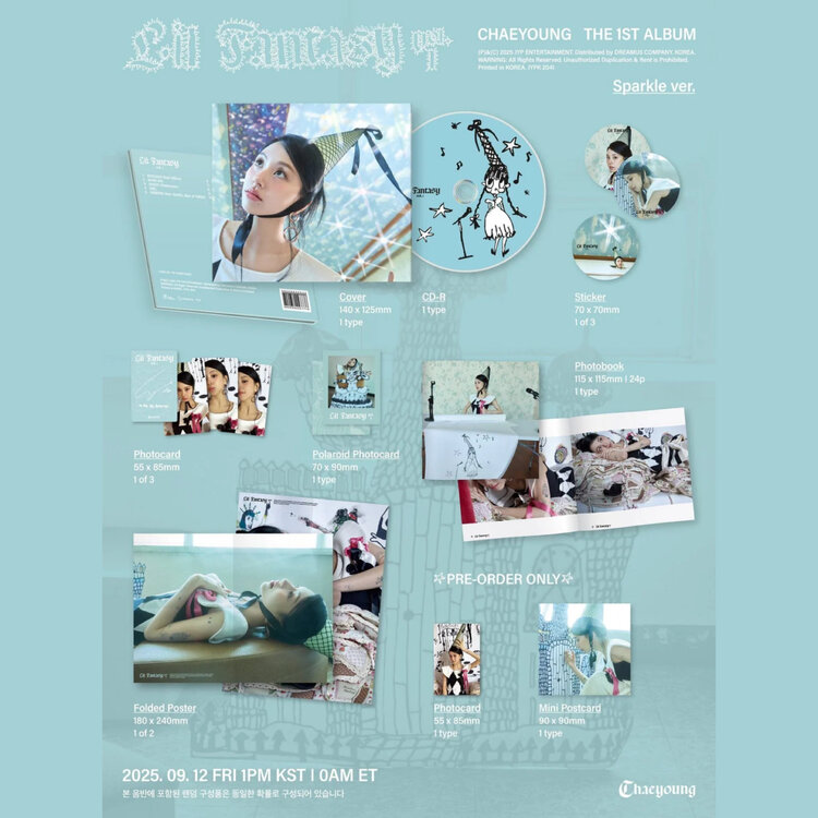 CHAEYOUNG (손채영) [TWICE] - LIL FANTASY VOL.1 - [SPARKLE VER.] - 1ST ALBUM