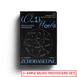 [PREORDER] ZEROBASEONE (제로베이스원) - 2026 SEASON'S GREETINGS [(0_1) WORLD] - [DUAL CALENDAR] PACKAGE + [APPLE MUSIC PHOTOCARD SET]