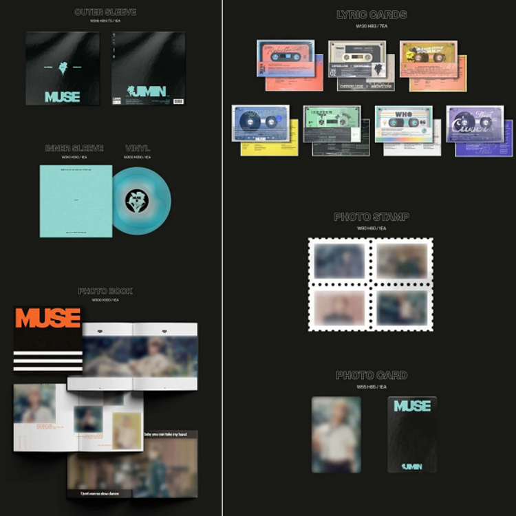 JIMIN (지민) [BTS] - MUSE - 2ND SOLO ALBUM (LP)