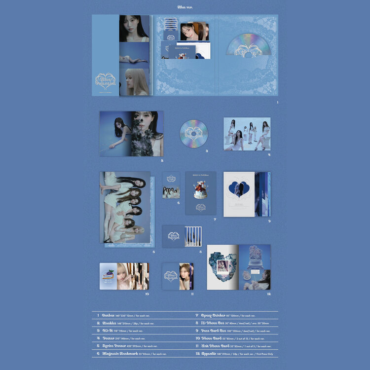 NMIXX (엔믹스) - BLUE VALENTINE - 1ST FULL ALBUM