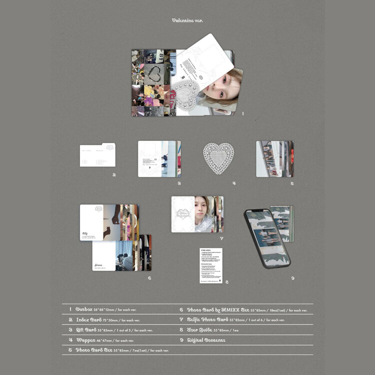 NMIXX (엔믹스) - BLUE VALENTINE - [POCA ALBUM] - 1ST FULL ALBUM