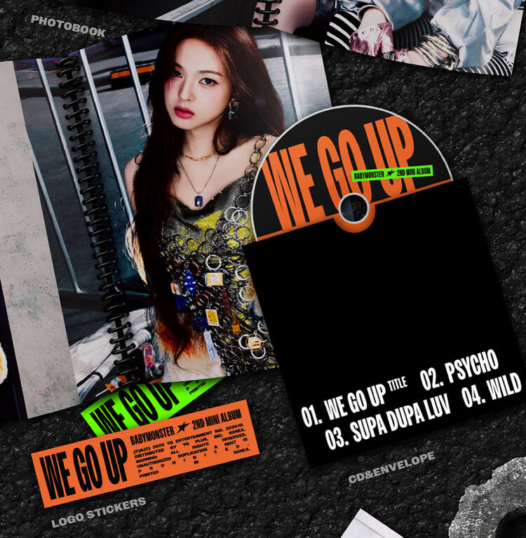 BABYMONSTER (베몬) - WE GO UP - [GO VER.] - 2ND MINI ALBUM