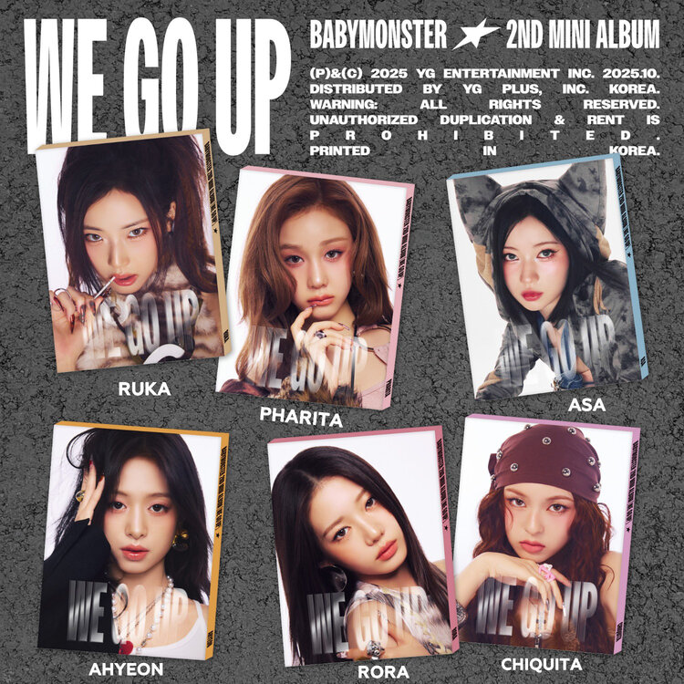 BABYMONSTER (베몬) - WE GO UP - [PATTERN VER.] - 2ND MINI ALBUM