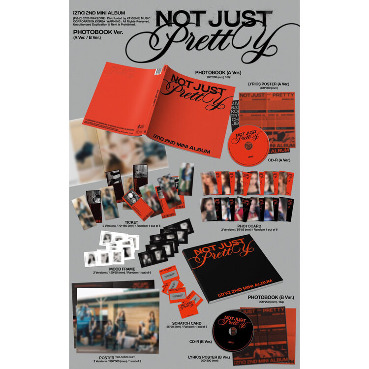 IZNA (이즈나) - NOT JUST PRETTY - [PHOTOBOOK VER.] - 2ND MINI ALBUM