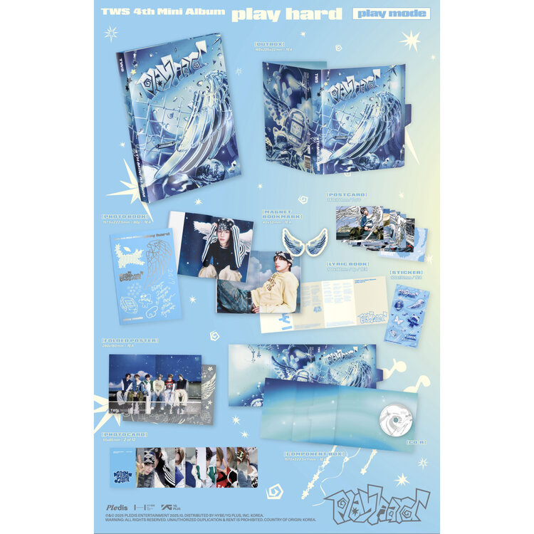 TWS (투어스) - PLAY HARD - 4TH MINI ALBUM