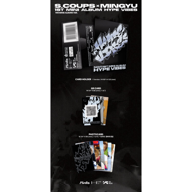 S.COUPS X MINGYU [SEVENTEEN] - HYPE VIBES - [WEVERSE ALBUM] - 1ST MINI ALBUM