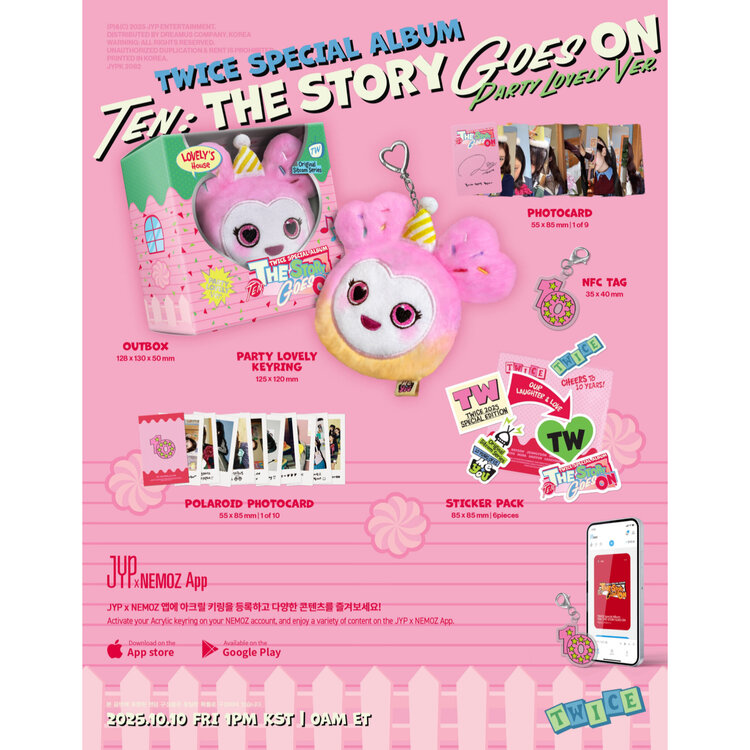 TWICE (트와이스) - TEN : THE STORY GOES ON - [PARTY LOVELY VER.] - SPECIAL ALBUM