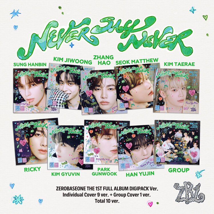 ZEROBASEONE (제로베이스원) - NEVER SAY NEVER - [DIGIPACK] - 1ST FULL ALBUM