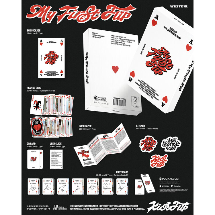 KICKFLIP (킥플립) - MY FIRST FLIP - [POCA ALBUM] - 3RD MINI ALBUM