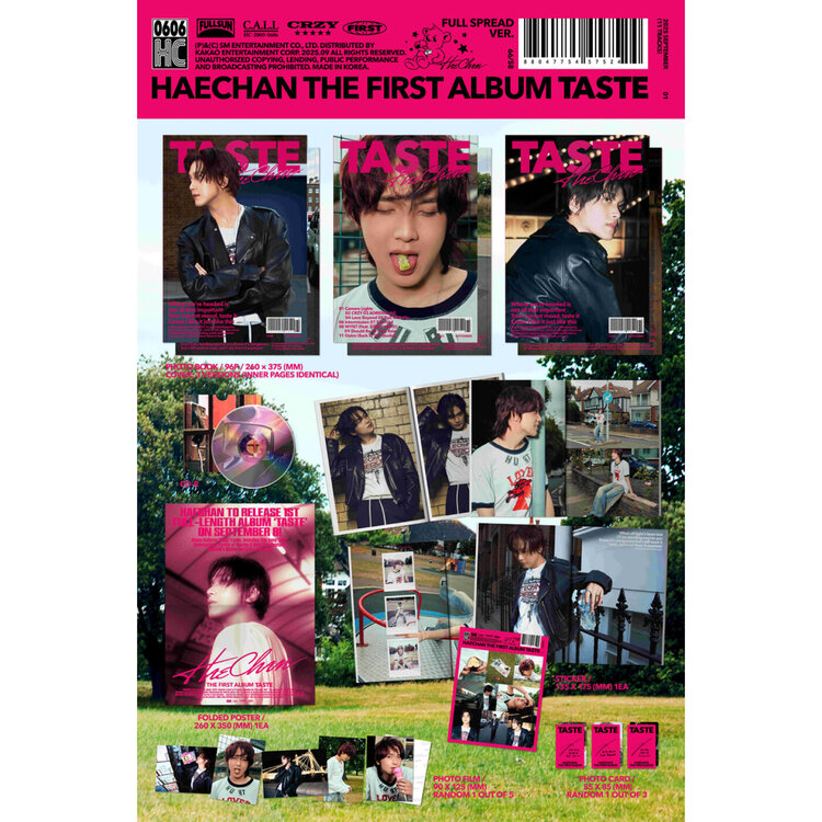 HAECHAN (해찬) [NCT] - TASTE - [FULL SPREAD VER.] - 1ST ALBUM