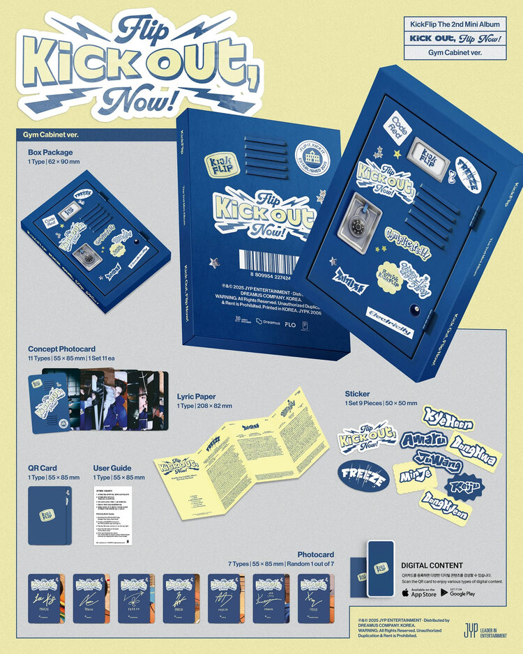 KICKFLIP (킥플립) - [KICK OUT, FLIP NOW!] - [PLATFORM] - 2ND MINI ALBUM