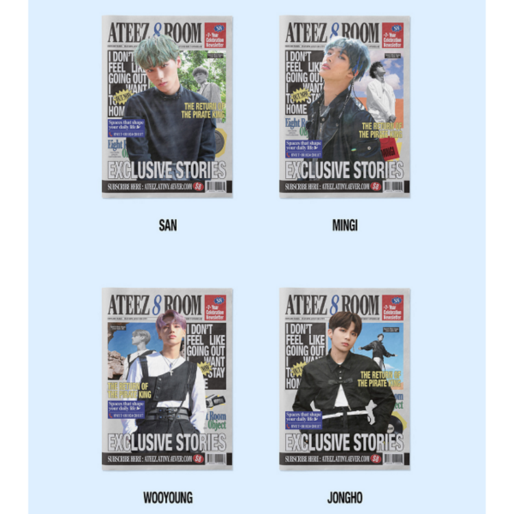 ATEEZ (에이티즈) - [POP-UP "8ROOM"] 7-YEAR CELEBRATION NEWSLETTER - OFFICIAL MD