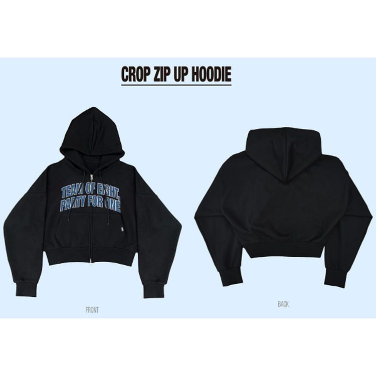 [PREORDER] ATEEZ (에이티즈) - [POP-UP "8ROOM"] CROP ZIP UP HOODIE - OFFICIAL MD