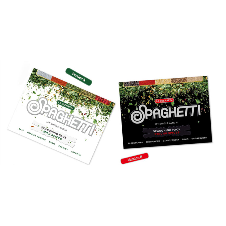 LE SSERAFIM (르세라핌) - SPAGHETTI - [WEVERSE ALBUM] - SINGLE ALBUM