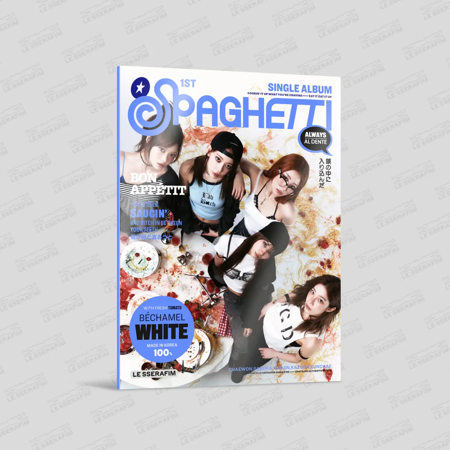 LE SSERAFIM (르세라핌) - SPAGHETTI - [COMPACT VER.] - SINGLE ALBUM