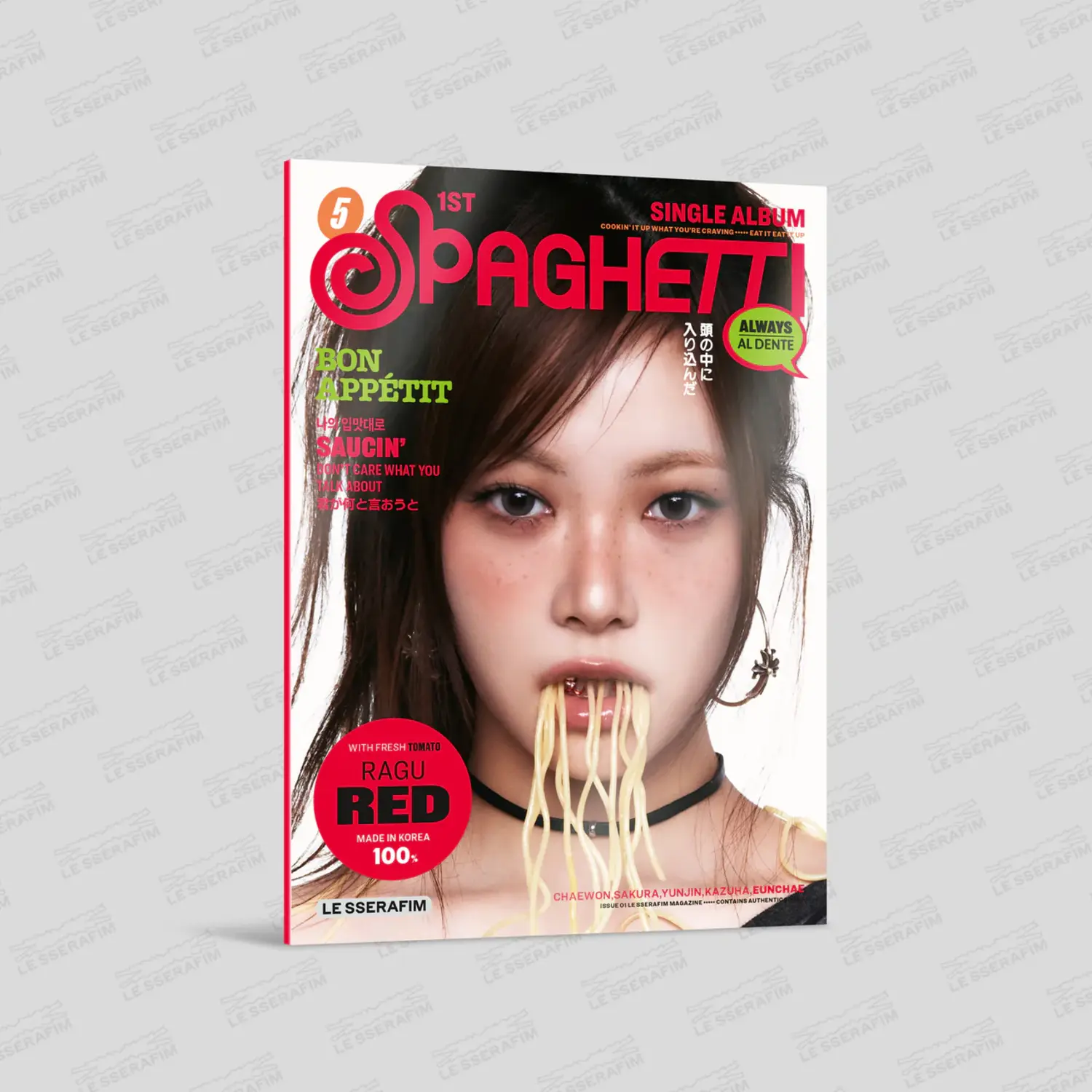LE SSERAFIM (르세라핌) - SPAGHETTI - [COMPACT VER.] - SINGLE ALBUM