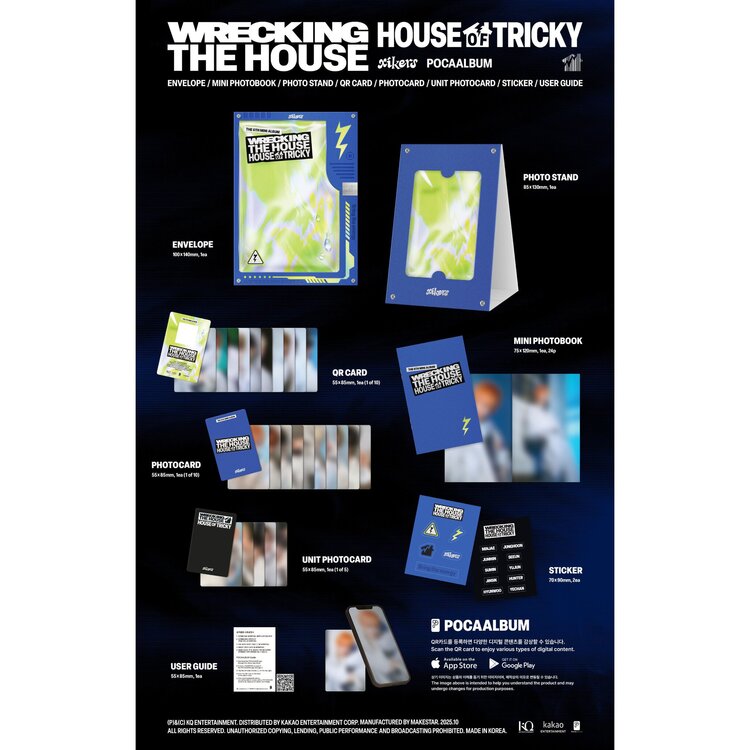 XIKERS (싸이커스) - HOUSE OF TRICKY : WRECKING THE HOUSE - [POCA ALBUM] - 6TH MINI ALBUM