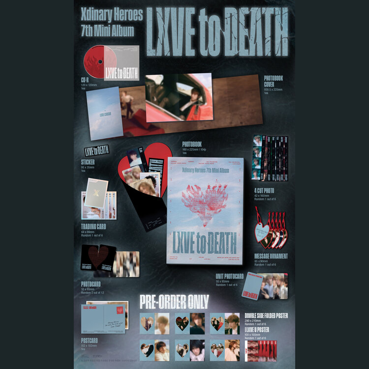 XDINARY HEROES (엑스디너리 히어로즈) - LXVE TO DEATH - [PHOTOBOOK VER.] - 7TH MINI ALBUM