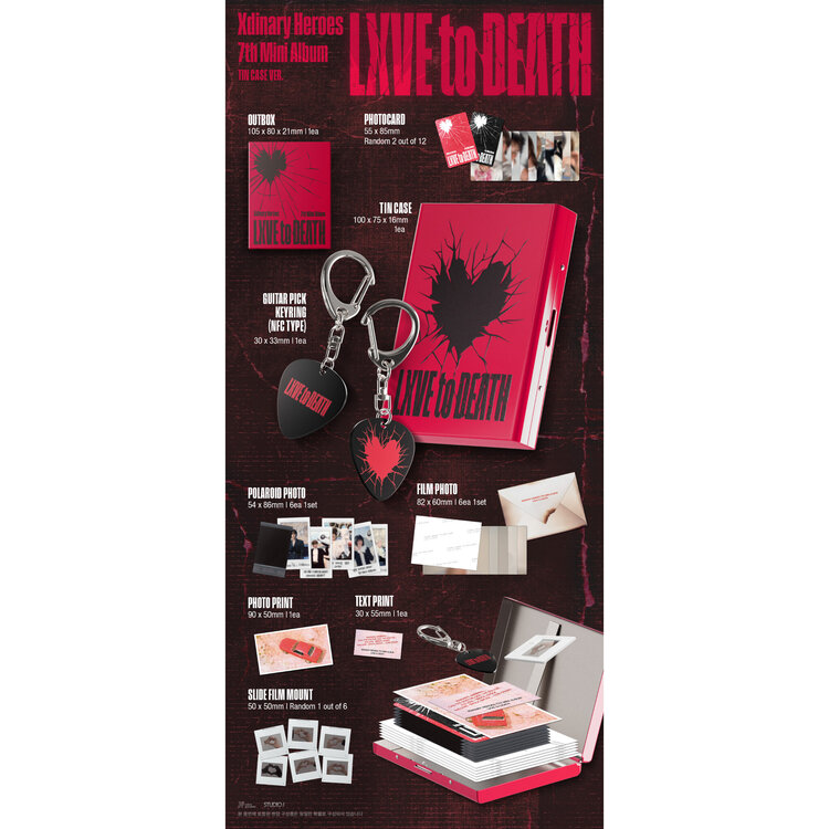 XDINARY HEROES (엑스디너리 히어로즈) - LXVE TO DEATH - [TIN CASE VER.] - 7TH MINI ALBUM