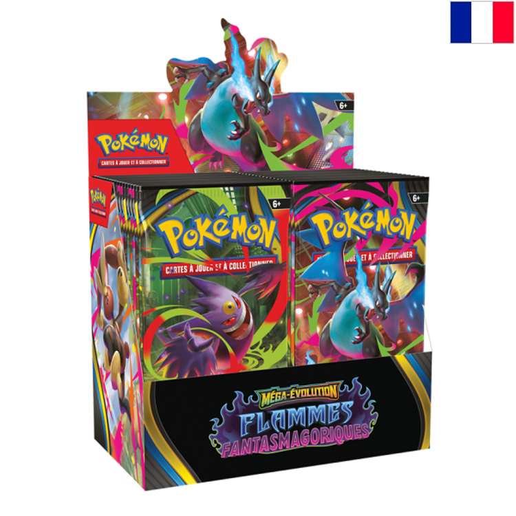POKEMON TCG - DISPLAY [36 BOOSTERS] "MEGA EVOLUTION : FLAMMES FANTASMAGORIQUES" [ME02] - EDITION FRANCAISE