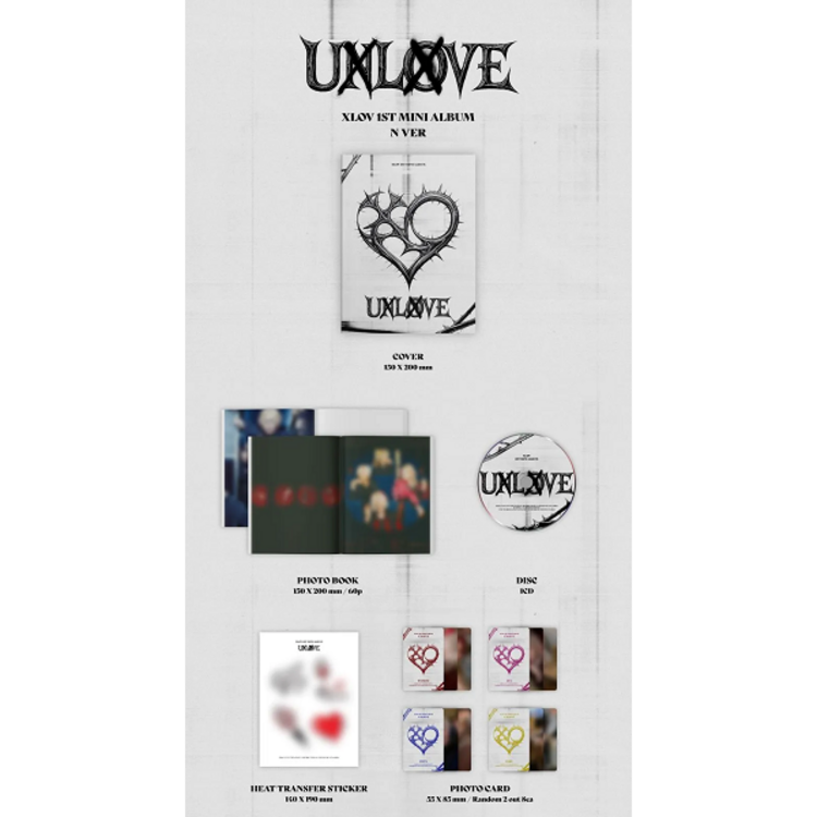 XLOV (엑스러브) - [UXLXVE] - 1ST MINI ALBUM