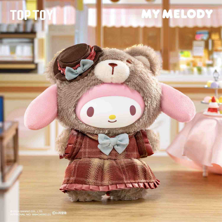 TOP TOY - SANRIO CHARACTERS [AFTERNOON TEA] - PLUSH DOLL KEYCHAIN BLINDBOX