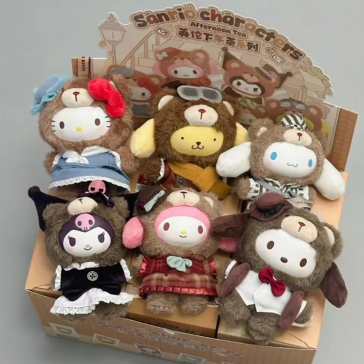 TOP TOY - SANRIO CHARACTERS [AFTERNOON TEA] - PLUSH DOLL KEYCHAIN BLINDBOX