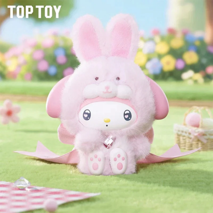 TOP TOY - SANRIO CHARACTERS [DIAMOND BUNNY BABY] - PLUSH DOLL KEYCHAIN BLINDBOX