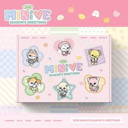 [PREORDER] MINIVE [IVE] (아이브) - 2026 SEASON'S GREETINGS - [DESK CALENDAR] PACKAGE